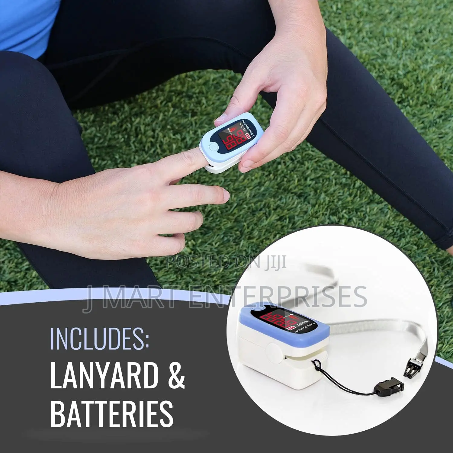 Healthsmart Pulse Oximeter for Fingertip,