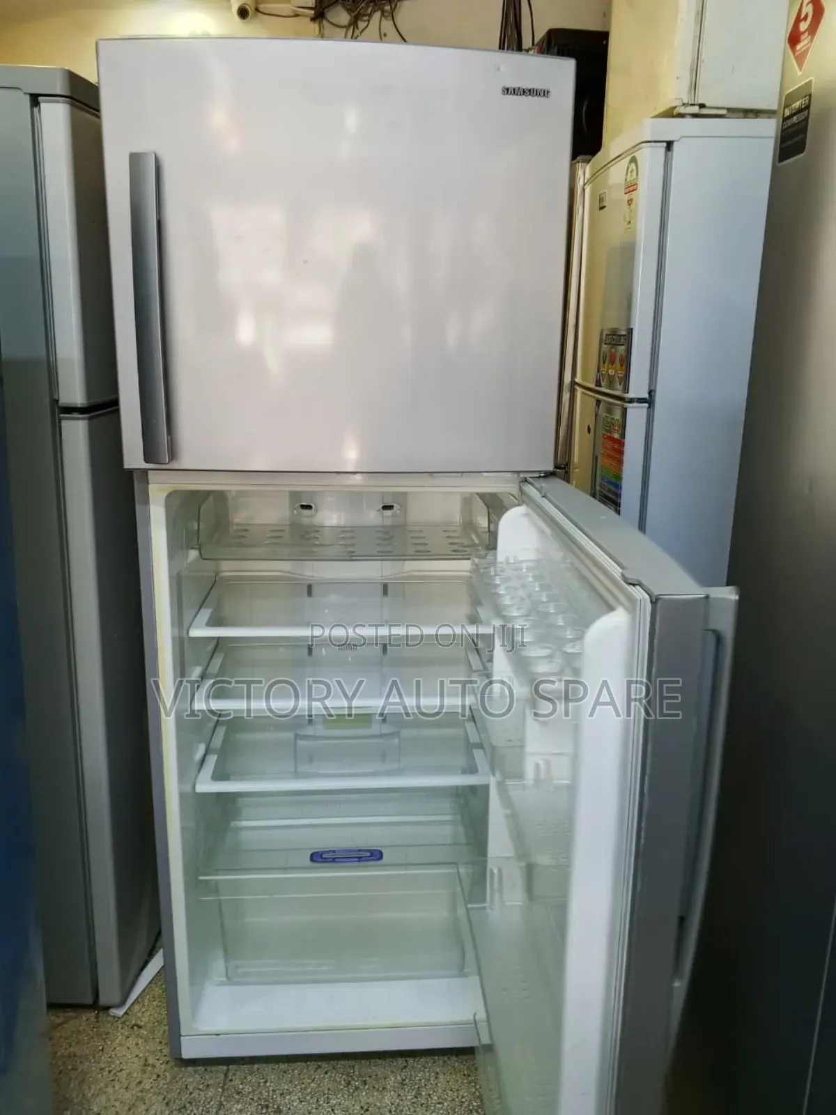 Silver No Frost Double Door Fridge