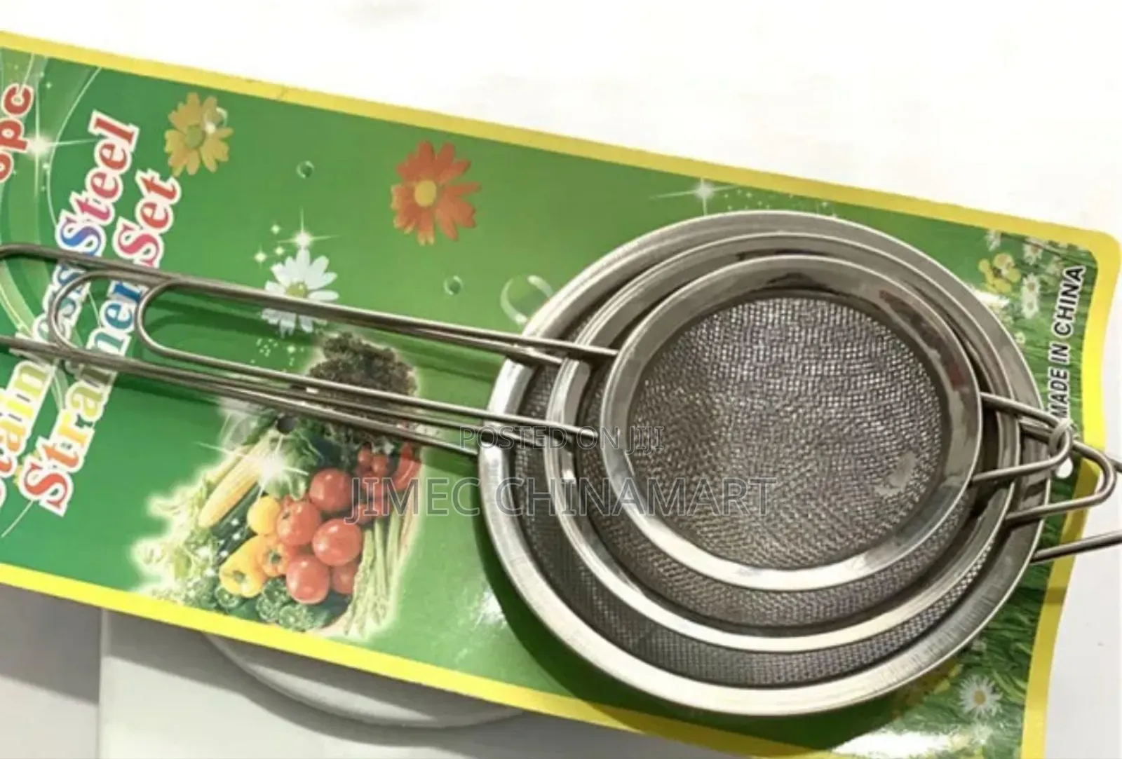 3pcs Kitchen Sieve Set | Stainless Steel
