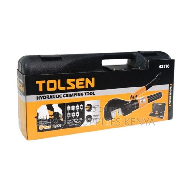 Tolsen Hydraulic Crimping Tool Hand Crimper Tool Cable Railing Kit 12" - thumbnail 6
