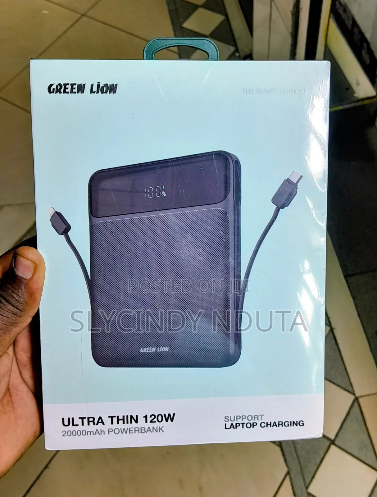 Green Lion Ultra-Thin 120w 20000mah Power Bank