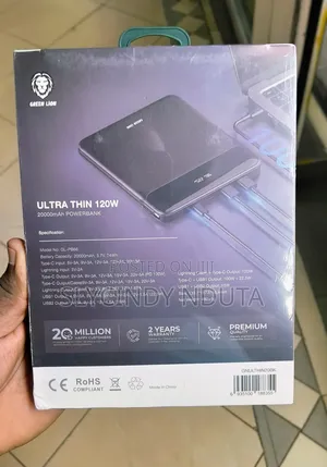 Green Lion Ultra-Thin 120w 20000mah Power Bank