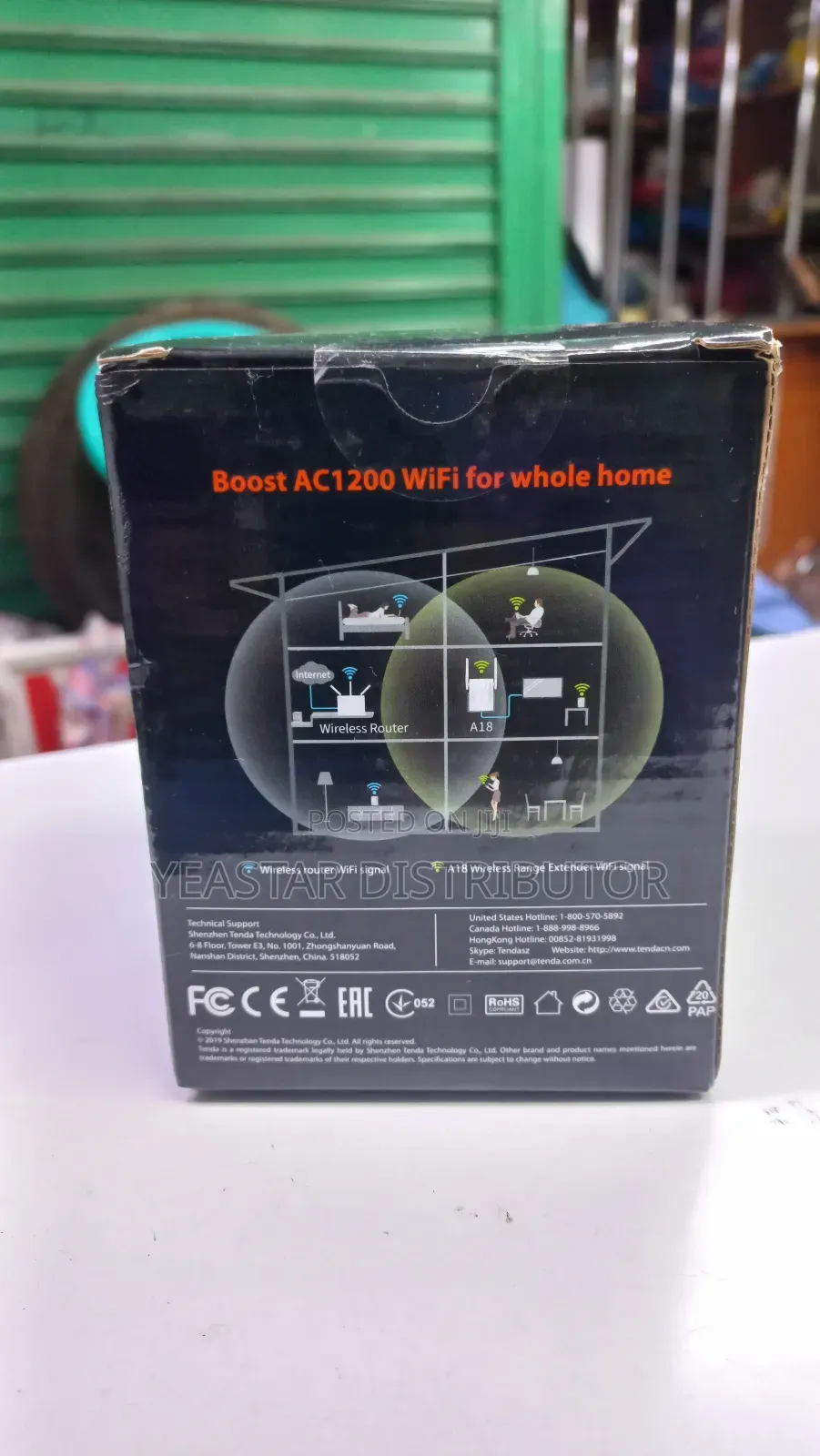 Tenda Ac 1200 Daul Band Wifi Repeater A18