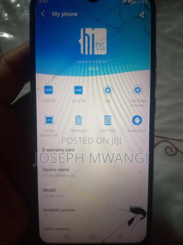 Tecno Spark 6 Air 32 GB Blue - thumbnail 3