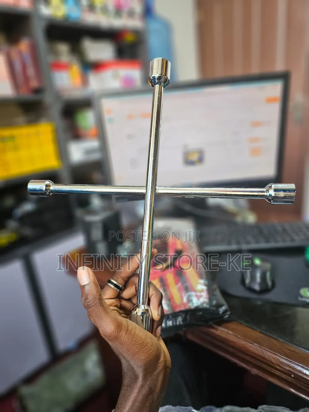 Four- Way Lug Wrench/ Iron Lug Wrench