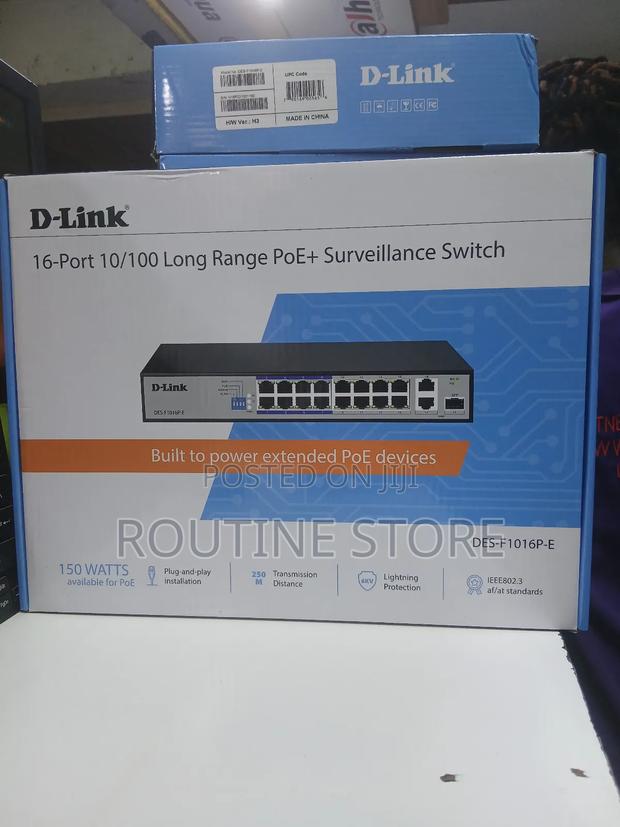 Dlink 16port Unmanaged Switch Poe