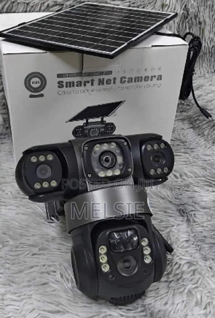 Solar Powered PTZ Camera - (Pir Human Detection,Colored Night Vision