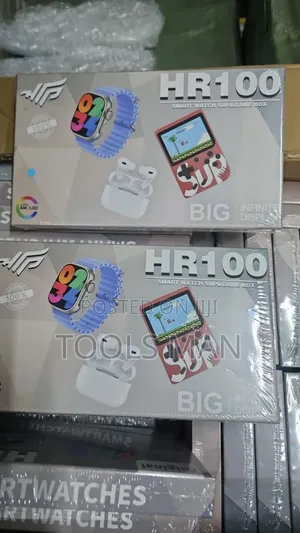 Hr100 Smart Watch Sup Game Box.