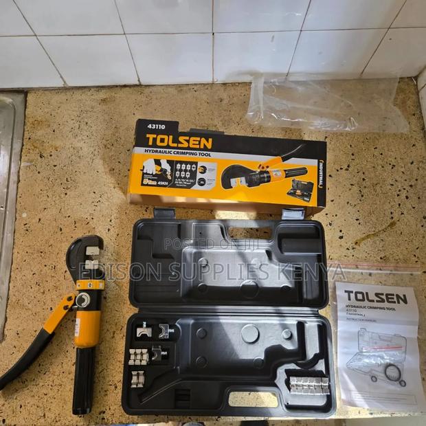 Tolsen Hydraulic Crimping Tool Hand Crimper Tool Cable Railing Kit 12" - main view