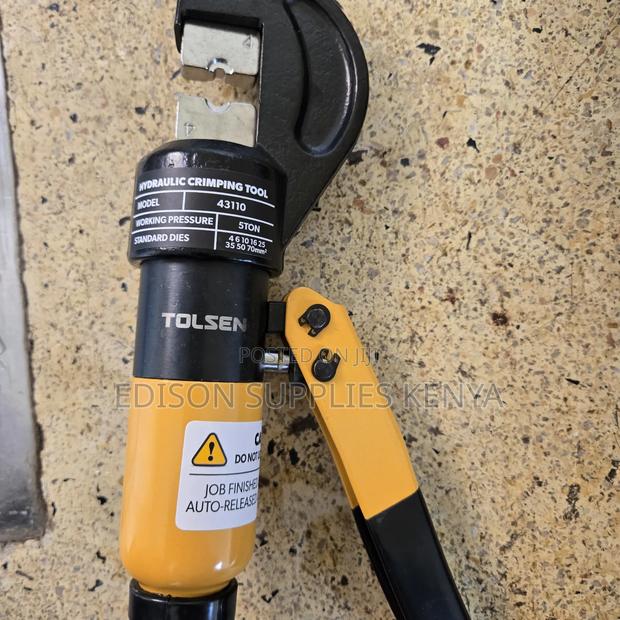 Tolsen Hydraulic Crimping Tool Hand Crimper Tool Cable Railing Kit 12" - thumbnail 8