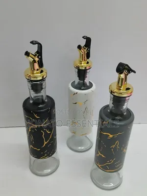 320ml Marble Like Glass Oil Dispenser