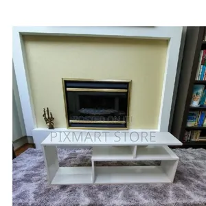 Mexico Modern 55" Tv Stand - Premium White Particleboard (4ft)