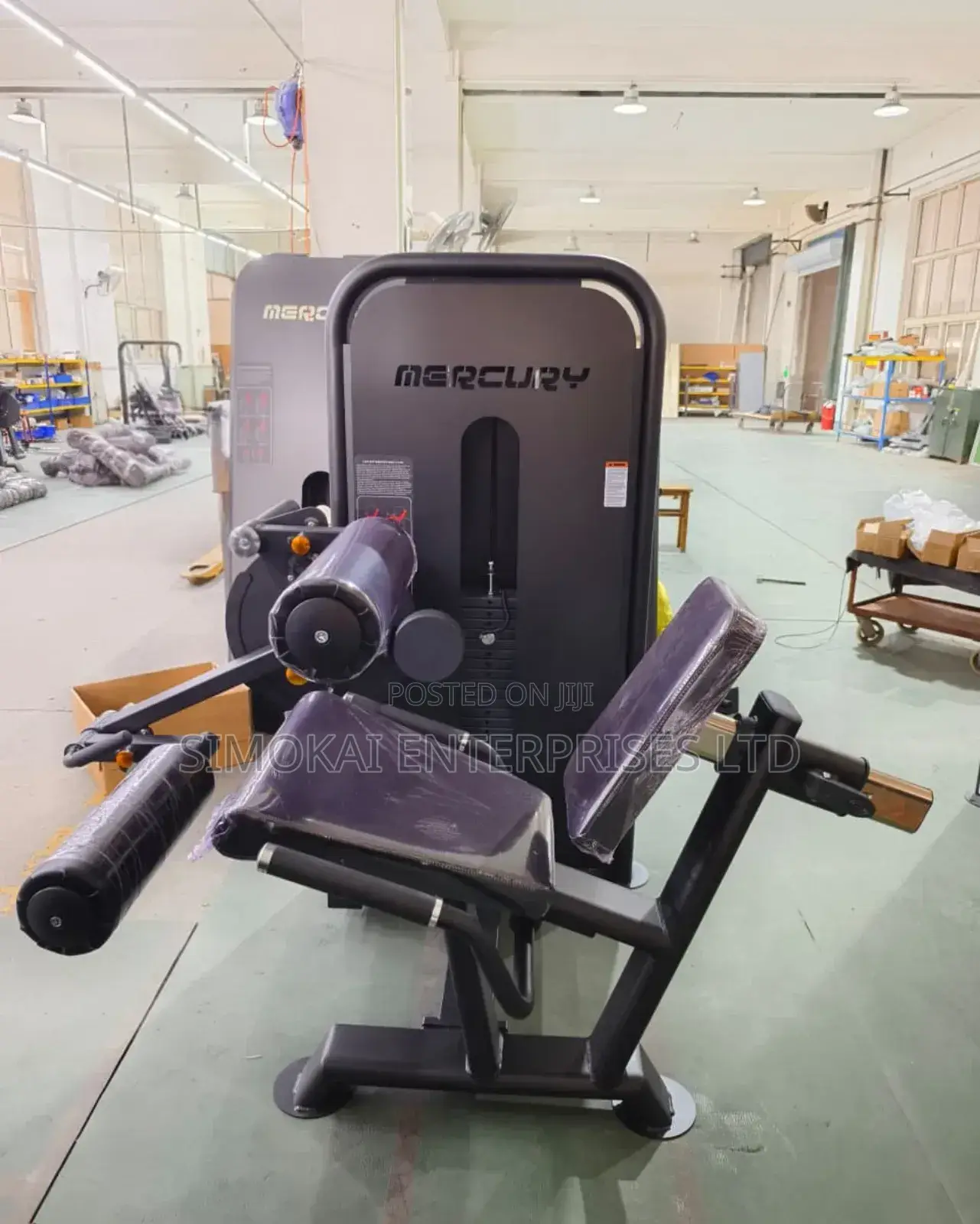 Leg Extension, Leg Curl And Flexion Training Commercial Machine