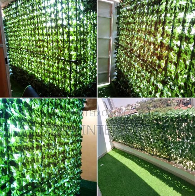 Outdoor Decorative Artificial Generic Balcony Privacy Fence