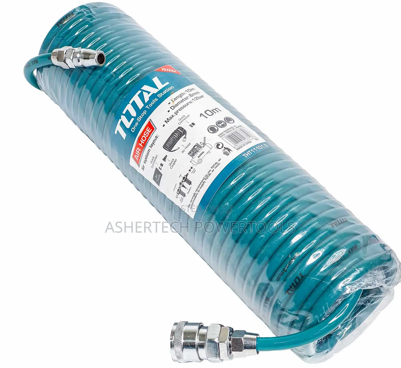 Total Tht11101 Air Hose
Material:Pu
Length:10m