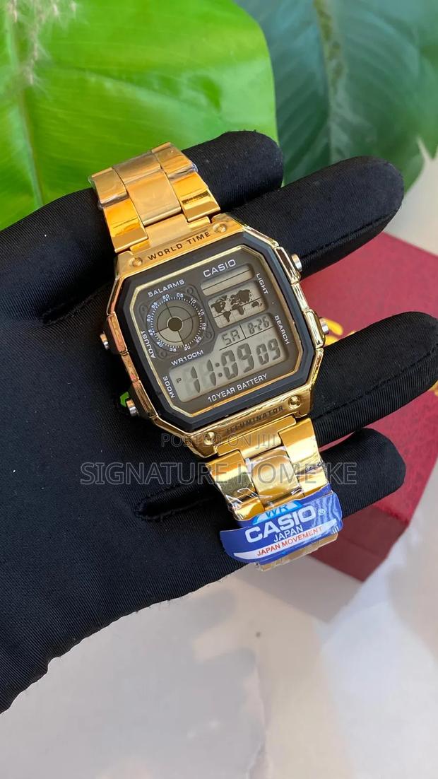Casio Worldtime Metallic Watch - main view