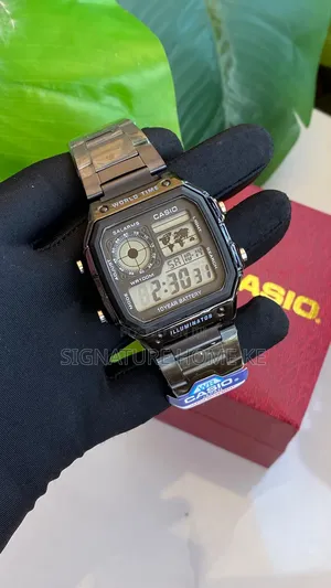 Casio Worldtime Metallic Watch