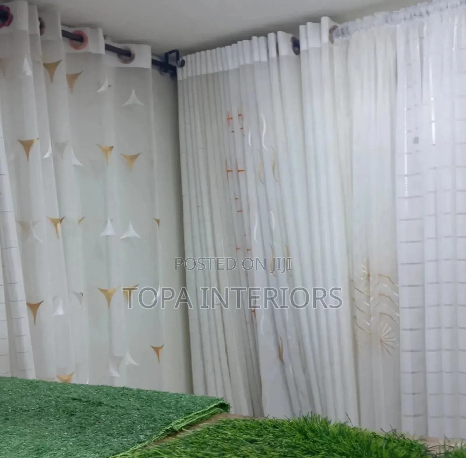 Translucent Daytime Privacy White Sheer Curtains for Living Room Decor