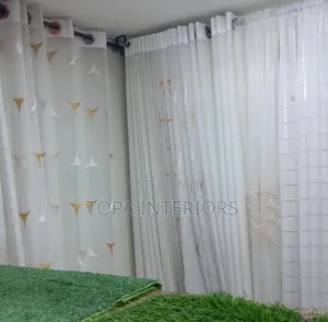 Translucent Daytime Privacy White Sheer Curtains for Living Room Decor