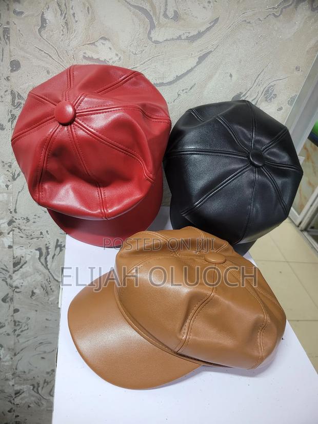 Ladies Leather Cap - main view