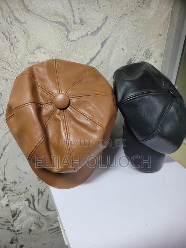 Ladies Leather Cap - thumbnail 2