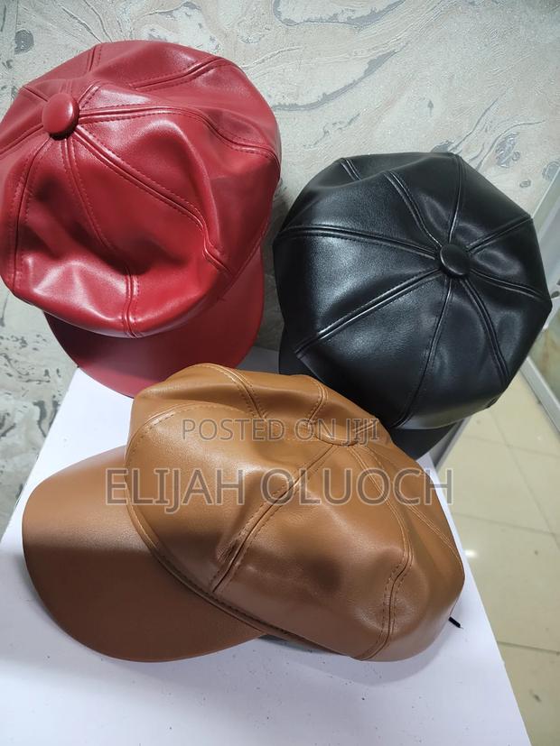Ladies Leather Cap - thumbnail 3
