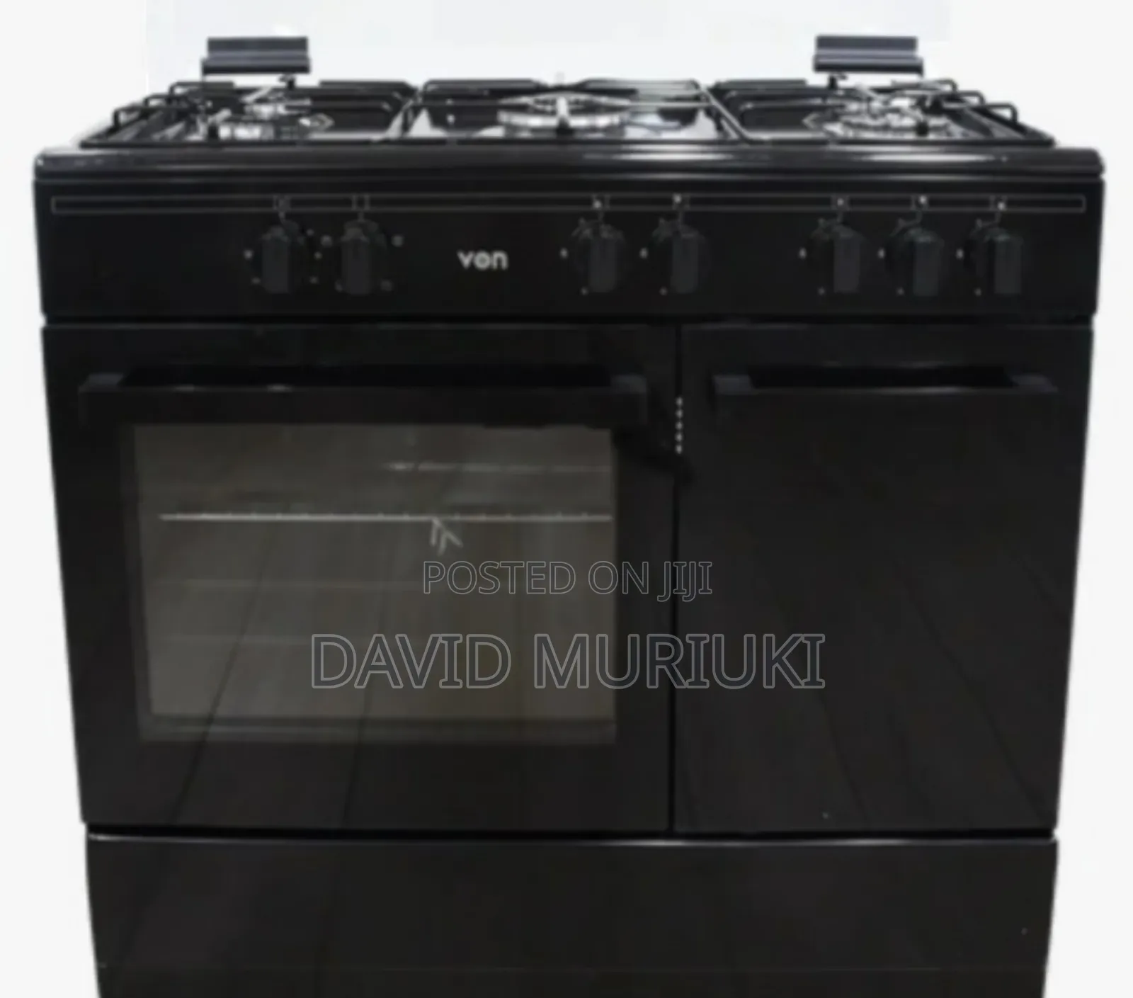 60*90 Von Vcf965031nsk Freestanding Cooker – 5 Gas Burners,