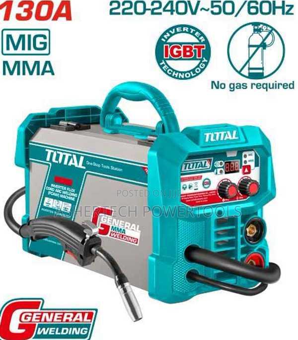 Total Tfc13018 Inverter Flux Cord Arcwelding(Fcaw)Machine 130a