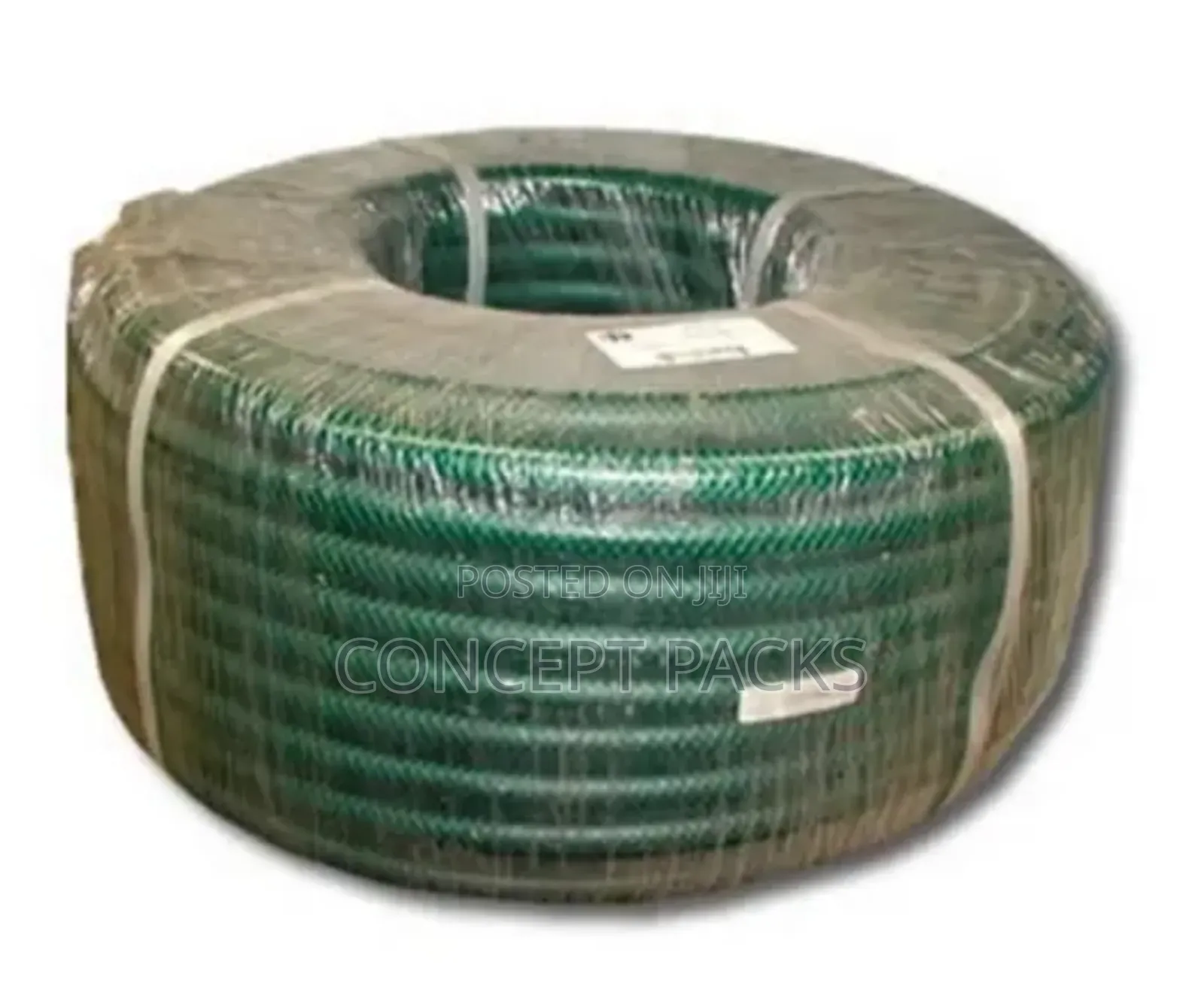 Green Braided Water Hose Pipe 3/4 Inch X 50mtrs