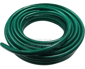Green Braided Water Hose Pipe 3/4 Inch X 30mtrs