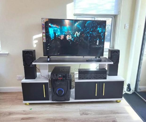 Modern Black White Tv Stand