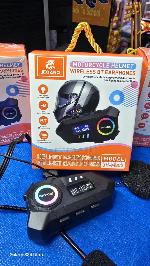 Helmet Bluetooth Headset , With Noise Cancellation - thumbnail 2