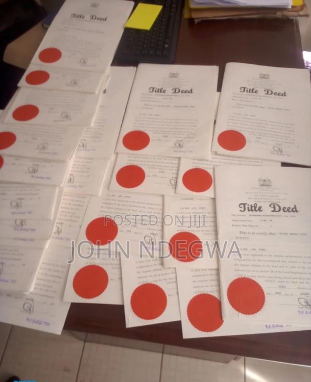 Mweiga Nyeri Plots - main view