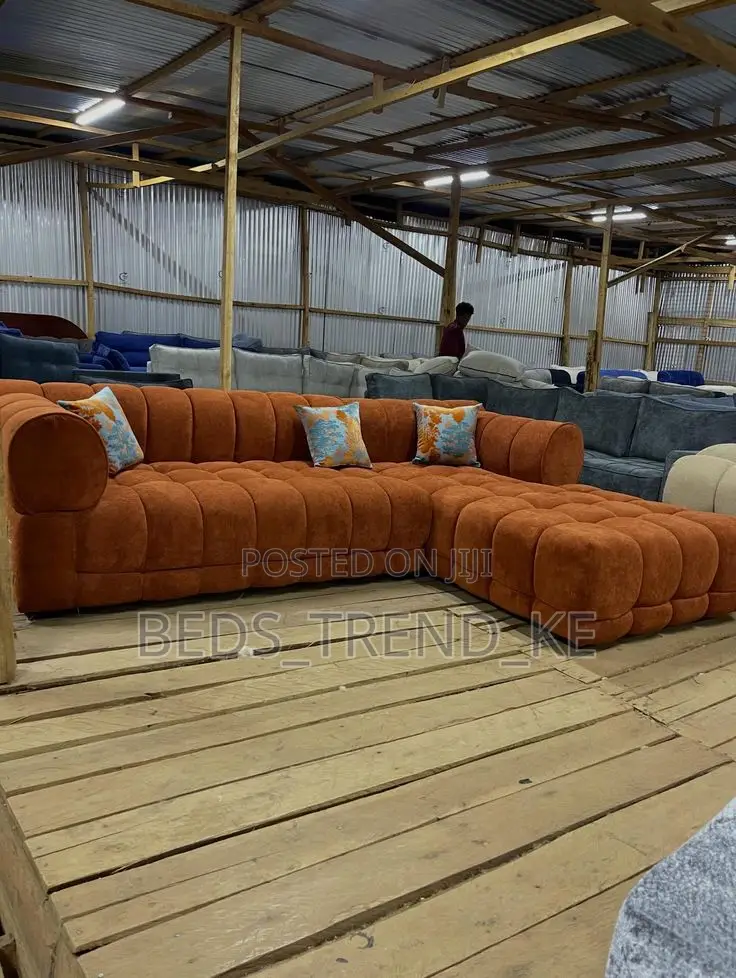 Animated 6 Seater Bubble L Shaped Sofa