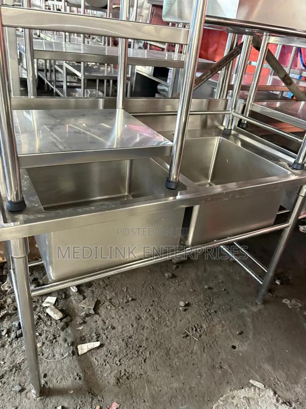 Stainless Laundry Double Sink