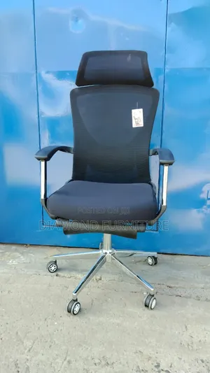 Executive Ergonomic Office Chair With Footrest – Mesh Back