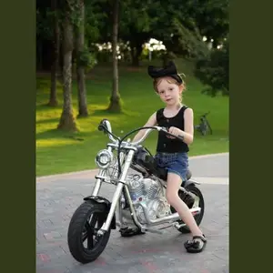 Kids Pink Electric Ride-on Motorcycle