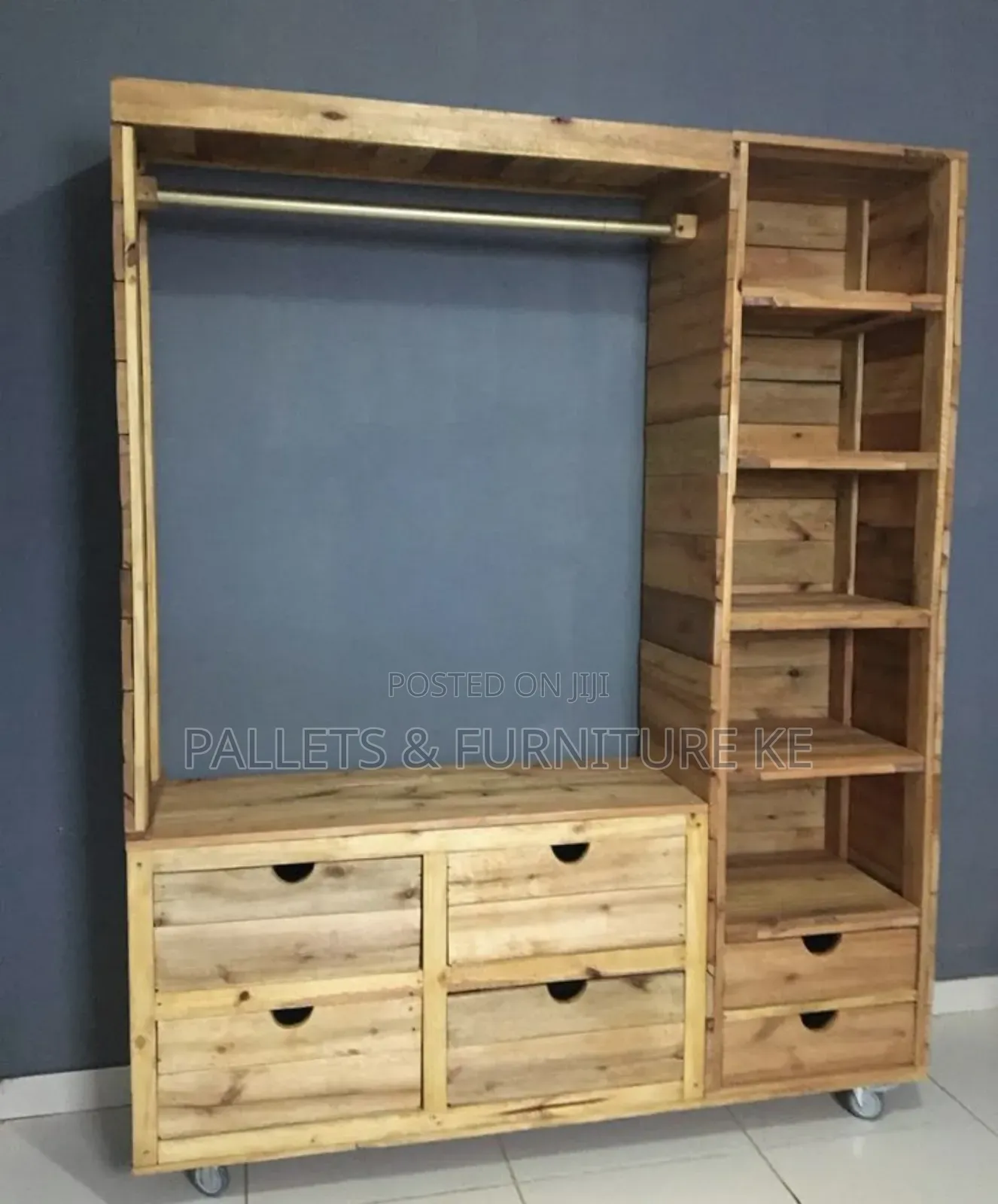 Clean Line Wooden Closet