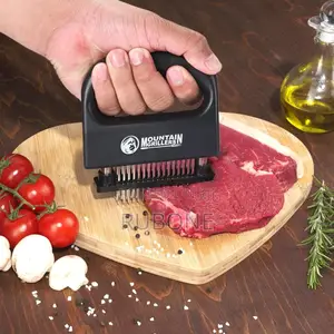 Professional 48-Blade Meat Tenderizer Tool - Premium Stainless Steel