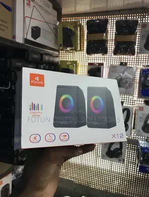 Kisonli X12 Usb Pc Speakers With Enhanced Bass - Desktop Audio