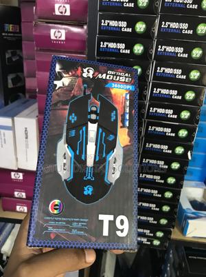 T9 Basic Wired Gaming Mouse - 3600 Dpi, Plug Play, Durable Build - thumbnail 2