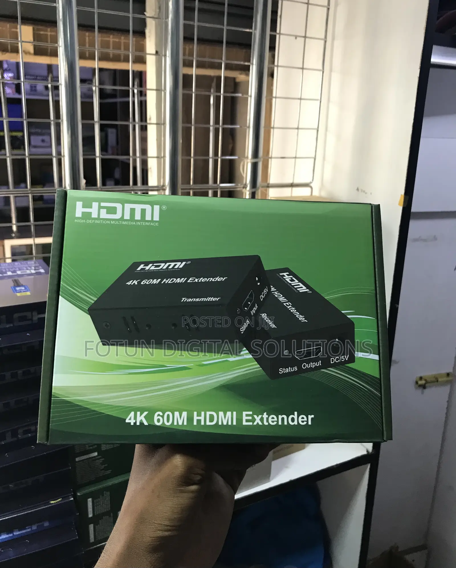  60m Hdmi Extender Kit Over Single Cat6 - 60hz Hdr, Plug Play
