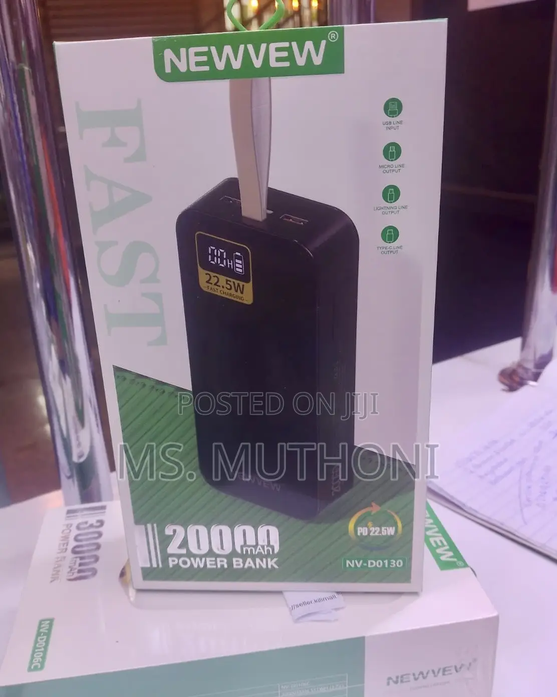 Newview 20,000 Mah High Performance Fast Powerbank