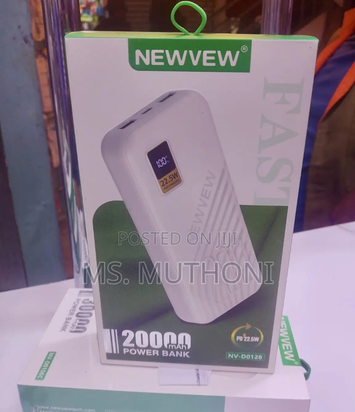 White Newview 20,000 Mah High Performance Powerbank
