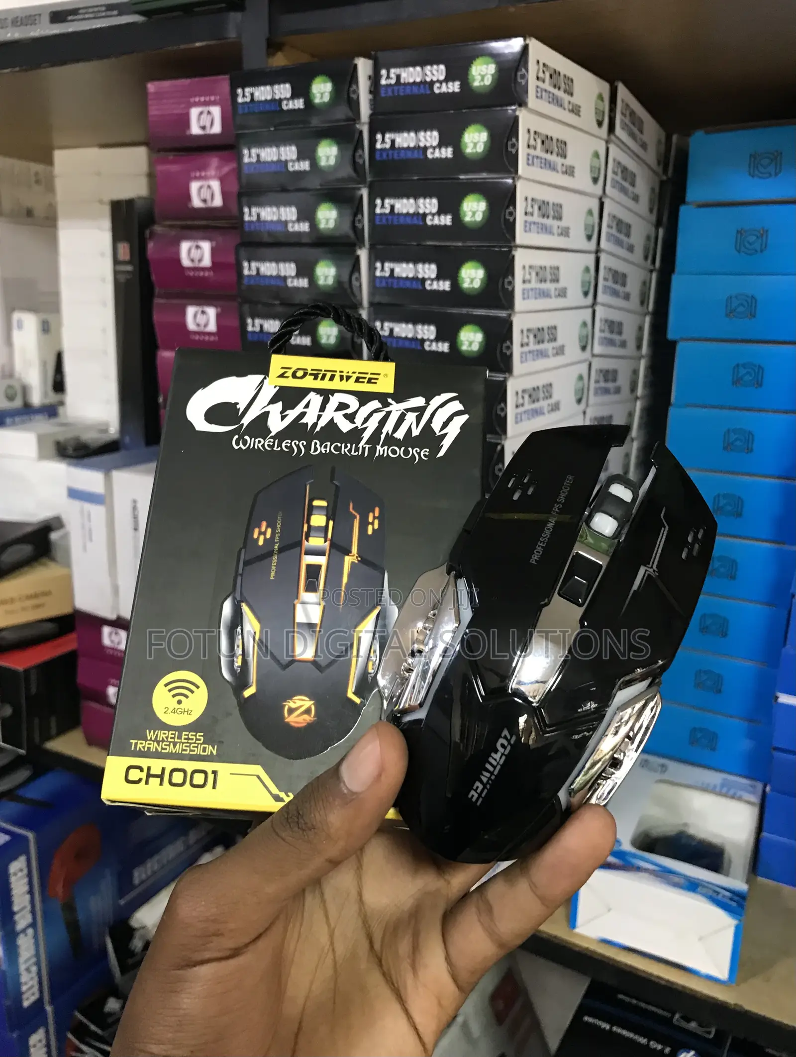 Ch001 Wireless Gaming Mouse - 50hr Battery Fast Usb-C Charging
