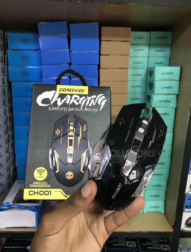 Ch001 RGB Wireless Gaming Mouse - Rechargeable via Usb Cable