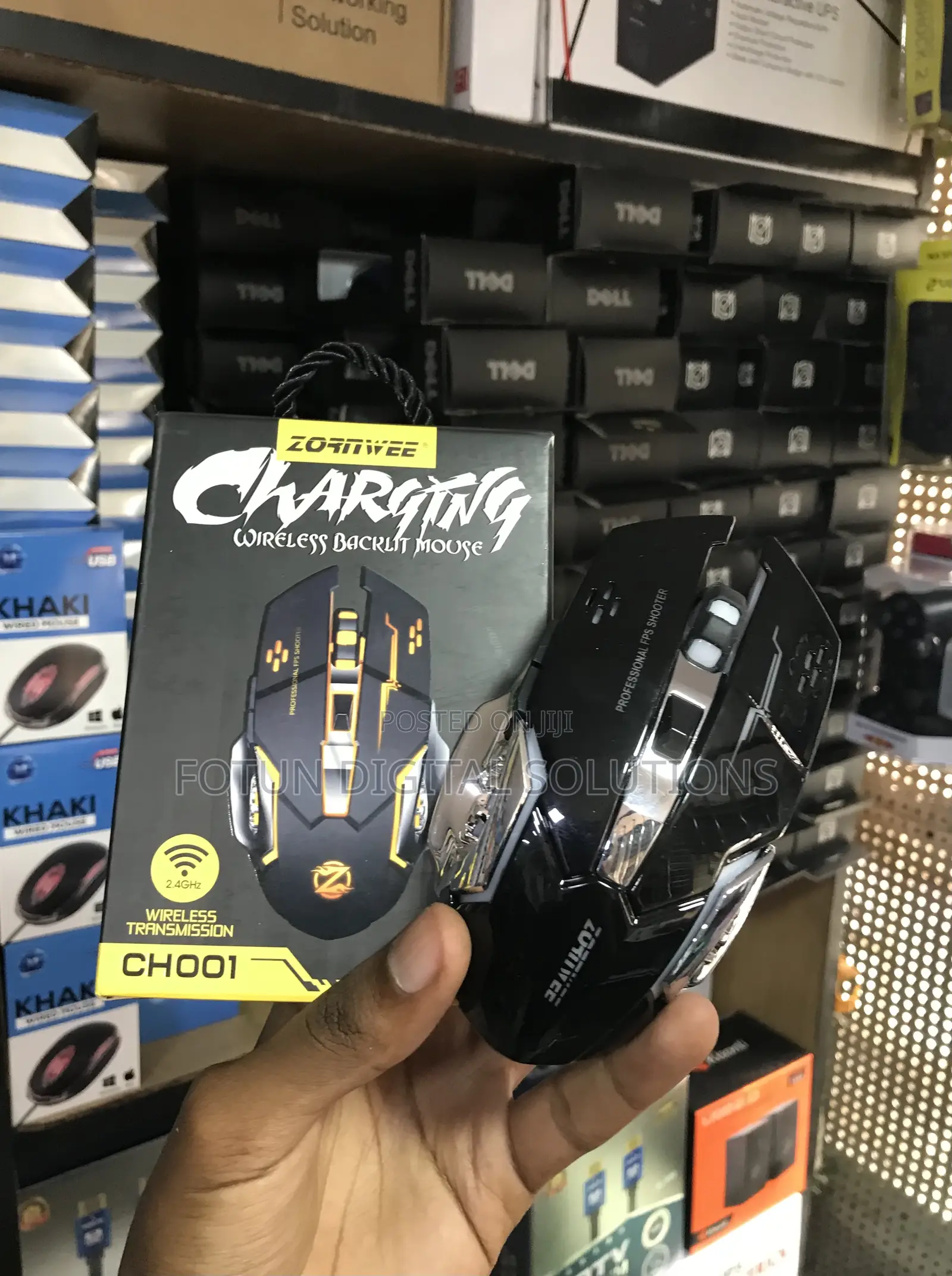 Ch001 Rechargeable Wireless Gaming Mouse - Ergonomic for Gaming