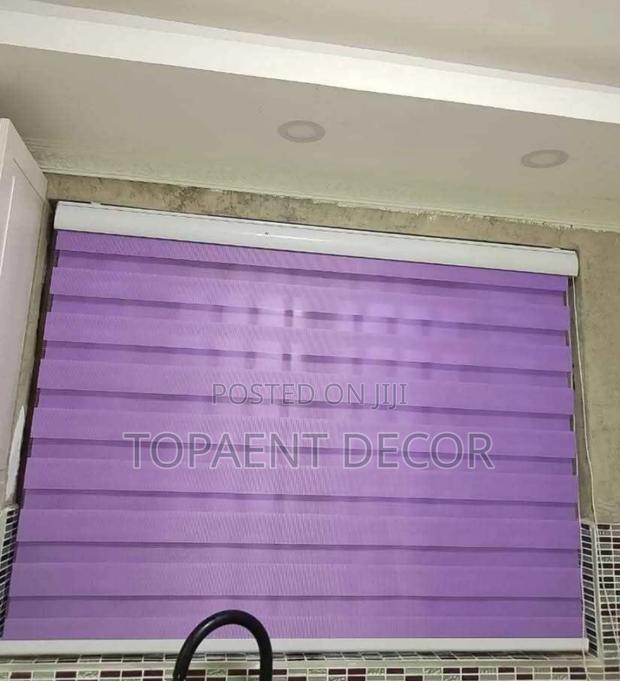 Kitchen Window Purple Easy To Install Horizontal Office Blinds - main view