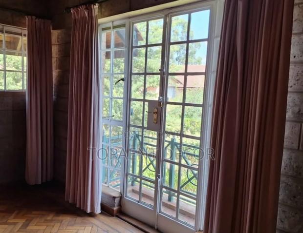 Hook Tape Window Baby Pink Living Room Curtains