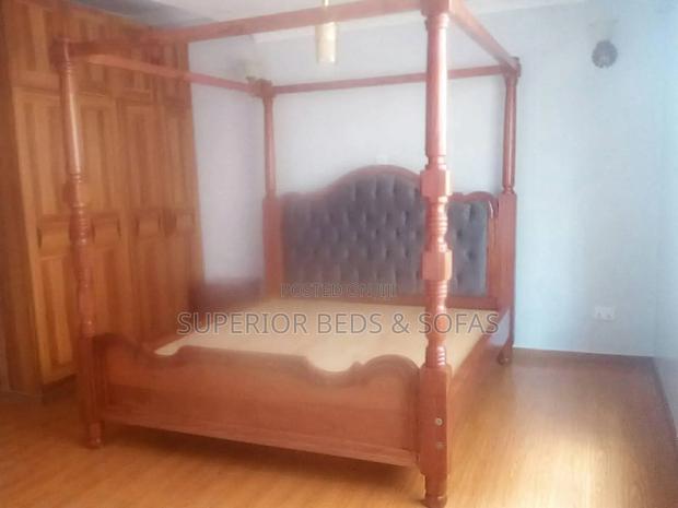 Wooden Canopy 5 by 6 Bed - main view